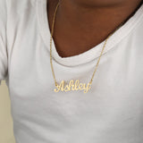 Baby Kids Name Gold 18K Necklace