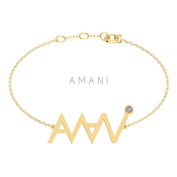 Artline Name Gold 18K Bracelet