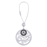 Arabic Name Car Logo Silver Keychain