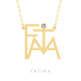 Artline Name Gold 18K Necklace
