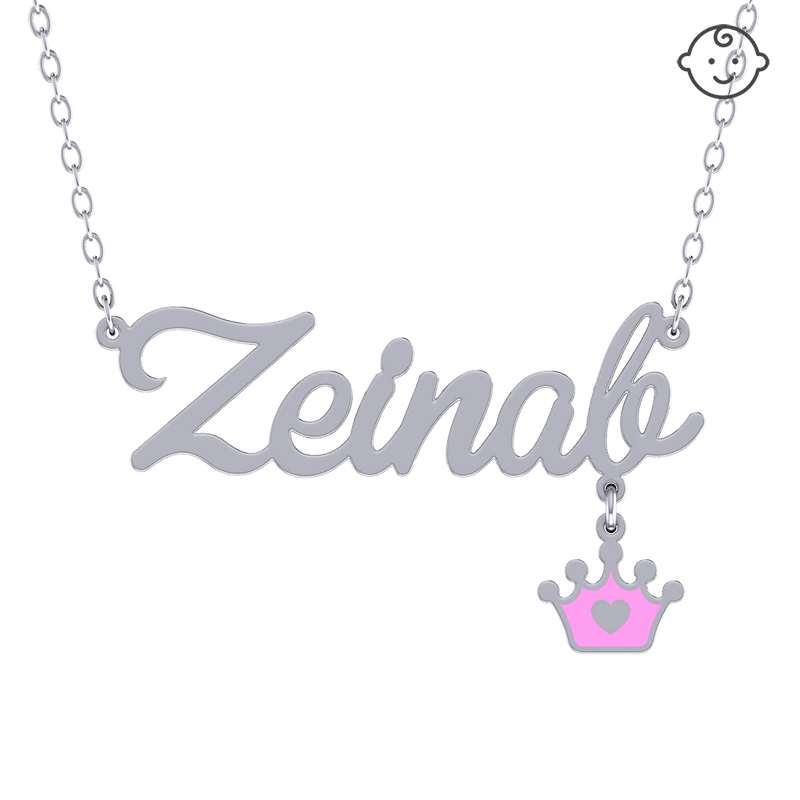 Baby Kids Name Gold 18K Necklace