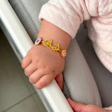 Baby Name Gold 18K Bangle Bracelet