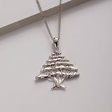 Lebanon 3D Cedar Tree Necklace - For Woman