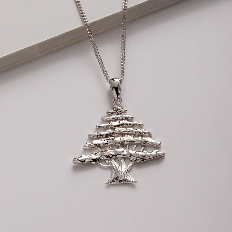 Lebanon 3D Cedar Tree Necklace - For Man