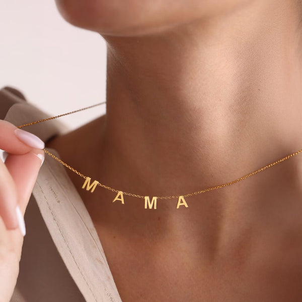 MAMA Initials Necklace