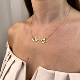 Oum Baby Arabic Name Gold 18K Necklace