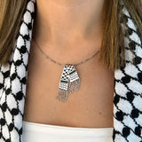 Palestine Kufiya Necklace