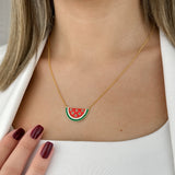 Palestine Watermelon Necklace