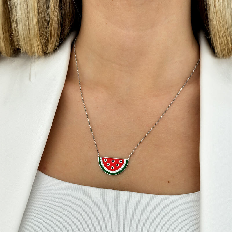 Palestine Watermelon Necklace