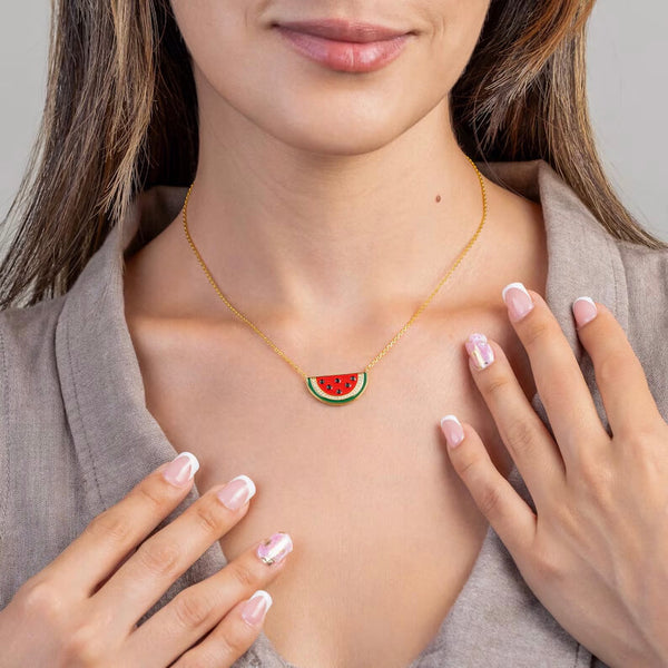 Palestine Watermelon Necklace