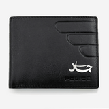 Police X Wing Bi-Fold Wallet Wallets Silver Name - Pegor Jewelry