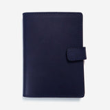 Dark Blue Leather Passport Holder Passport Holder Classic - Pegor Jewelry